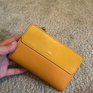 100% authentic Chloe leather wallet